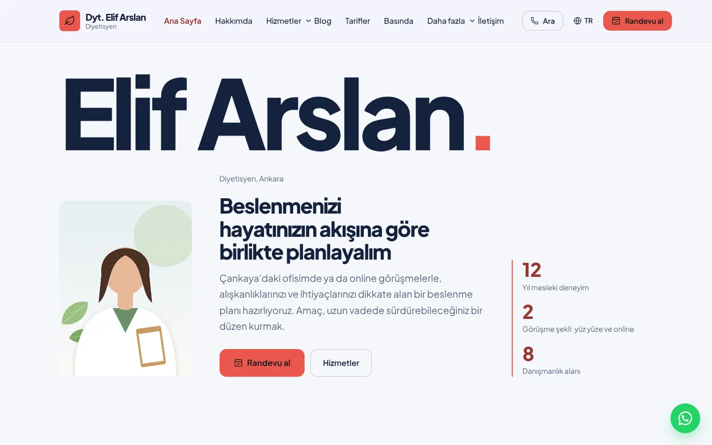 Mercan teması masaüstü görünümü